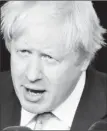  ??  ?? Boris Johnson