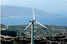  ??  ?? The wind turbine on Wellington’s Brooklyn Hill, left, was the country’s first and was the highest performing turbine of its type in the world. But investment in wind technology has to take on board the fact that the spot price for electricit­y – and hence wind farms’ profitabil­ity – is higher when the Huntly Power Station, right, is running.