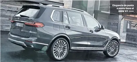  ?? /BMW ?? Elegancia de punta a punta tiene el
BMW X7.