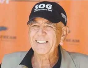  ?? Jack Hanrahan, Erie Times-News file ?? Actor and former Marine Corps drill instructor R. Lee Ermey meets with fans during an appearance at the new Field & Stream store in Millcreek Township, west of Erie, Pa., in 2014.