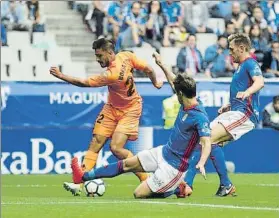  ?? FOTO: LOF ?? Un Reus sin puntería salió derrotado del Carlos Tartiere