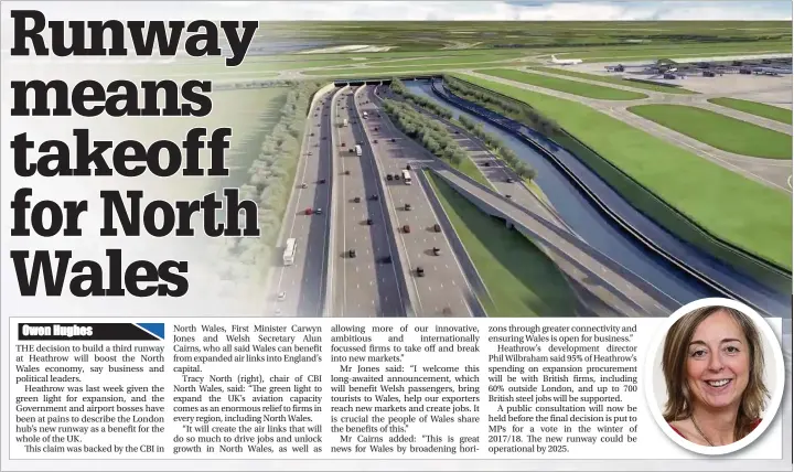  ??  ?? How the third runway could cross the M25 at Heathrow