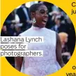  ?? ?? Lashana Lynch poses for photograph­ers.