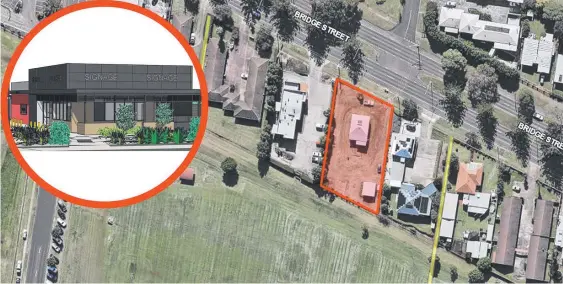  ?? ?? Toowoomba council has approved two new drive-through food outlets on Bridge St, Wilsonton.