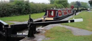  ??  ?? £240,000 has been spent on Bosley Locks ready for the summer boating season