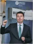  ??  ?? Paschal Donohoe at Budget 2018 presented by INM and sponsored by KPMG