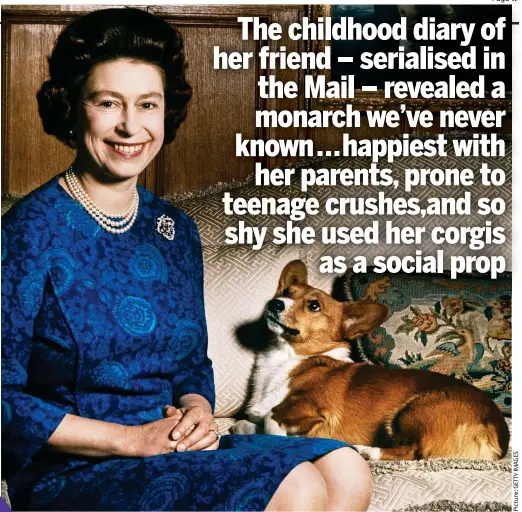  ??  ?? The real Lilibet: The Queen in 1970 with one of her corgis