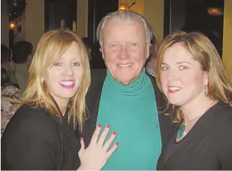  ?? Herald FIle PhOTO, aBOVe; sTaFF FIle PhOTO, BelOW, BY JIM MahONeY ?? ‘PASSIONATE JOURNALIST’: Jack Hynes, center, attends the Channel 56 goodbye bash at the Black Rose with Peggy Rose, left, and Julie Fairweathe­r. Hynes died at age 88.