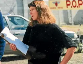  ?? PHOTO: SUPPLIED ?? Pam Collier was instrument­al in saving Taihape’s Majestic Theatre from demolition in the 1980s.