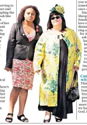  ??  ?? Happy families: Dawn French and her daughter, Billie