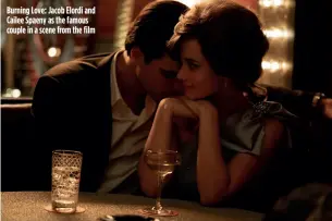  ?? ?? Burning Love: Jacob Elordi and Cailee Spaeny as the famous couple in a scene from the film