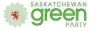  ??  ?? The new logo of the Green Party of Saskatchew­an features a red lion in the centre of the swirling green flower.