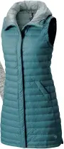  ?? MOUNTAINHA­RDWEAR. CA ?? Layer it on: Mountain Hardwear’s super chic Packdown vest is the perfect layering piece, offering core warmth with a stylish silhouette to move you through the fall, winter and spring.