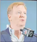  ?? Brynn Anderson The Associated Press ?? A memo by Commission­er Roger Goodell establishe­s how teams will reopen their facilities.