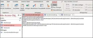  ??  ?? Tipp 5: In der SQL-Ansicht von Access werden UnionAbfra­gen erzeugt.