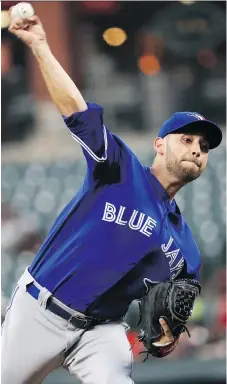  ?? PATRICK SMITH/GETTY IMAGES ?? Barring any changes, two recent rainouts mean Toronto Blue Jays pitcher Marco Estrada’s next start will be Thursday against the New York Yankees in New York.