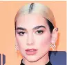  ??  ?? NEW ALBUM Dua Lipa