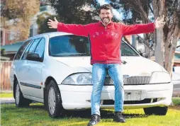  ??  ?? Glenroy resident Kon Stefanopou­los has donated his 1998 Ford Falcon.