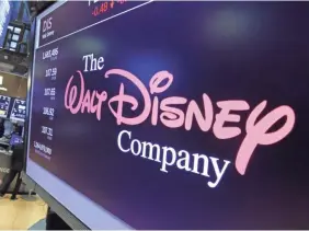  ?? RICHARD DREW/AP ?? Already commanding a lion’s share of the box office, Disney will be even more dominant with Fox’s studios on board.