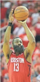  ?? THOMAS B. SHEA/USA TODAY SPORTS ?? The Warriors limited the Rockets’ James Harden to 34.8 points in the series.