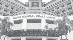  ??  ?? Photo shows one of IHH’s hospital in Malaysia. IHH’s presence in China is set to grow further with the establishm­ent of a 70 per cent owned Sino-foreign Equity Company named ParkwayHea­lth Chengdu, of which the remaining 30 per cent equity stake will be...