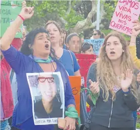  ?? ARCHIVO ?? Protesta. Una marcha que se realizó en defensa de la víctima.