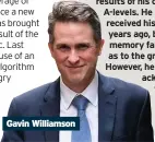  ??  ?? Gavin Williamson