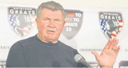  ?? | KIICHIRO SATO/ AP ?? Mike Ditka appeared on a New York radio show and called Barack Obama the “worst president we’ve ever had.”