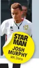  ??  ?? STAR MAN JOSH MURPHYMK Dons