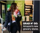  ??  ?? GRAB N’ GO: Amazon’s new grocery stores