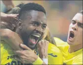  ?? F.: EFE ?? Decidió el gol de Bakambu El Villarreal sigue invicto