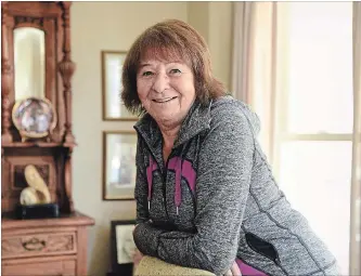  ?? CHERYL CLOCK THE ST. CATHARINES STANDARD ?? Helga Campbell was diagnosed with stress-induced cardiomyop­athy, after the death of her daughter, despite an angiogram being normal. She is pictured in her Niagara Falls home. The Heart and Stroke Foundation says women and doctors need to better...