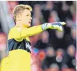  ?? FOTO: DPA ?? Alexander Nübel droht gegen den FSV Mainz 05 auszufalle­n.