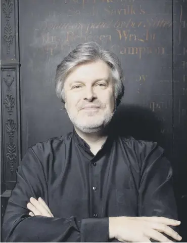  ??  ?? 0 David Greig, inset, is surprise at James Macmillan’s acceptance of government funding