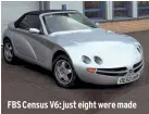  ??  ?? FBS Census V6: just eight were made