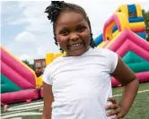  ??  ?? Destinye Vickers, 6, is going into second grade at William H. Brown Elementary School.