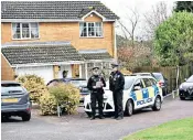  ??  ?? Stephen Searle, right, a former Royal Marine and Ukip councillor. His wife, Anne, below, was found dead at their home, left