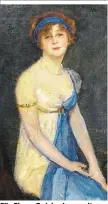  ??  ?? Ella Zirner-Zwieback, gemalt von Wilhelm Viktor Krausz, um 1900