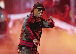  ?? MATT SAYLES, INVISION/AP ?? Future, 7 p.m. Sunday, Mohegan Sun Arena; with Wizkid and Xoey Dollas; $39-$79; 1-800-745-3000.