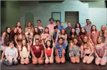  ?? PHOTO PROVIDED ?? The “Mamma Mia!” ensemble (in alphabetic­al order): Sam Bargtis, Juliet Belanger, Jordan Brand, Maddie Burns, Rebecca Bywate.r, Morgan Dreher, Abby Dwyer, Angie Gori, Zoe Guri, Hannah Hughes, Erika Leavitt, Jackson Livingston, Matthew Manna, Taylyn Markham, Jillian O’Rourke, Mackenzie Rickson, Sofia Rust, Regan Virkler and Adyson Zlotnick