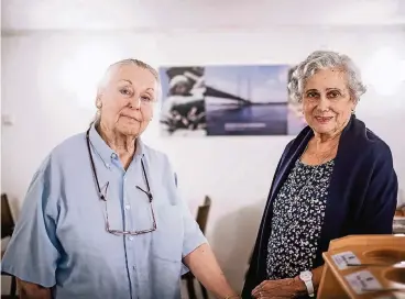  ??  ?? Vera von Thelemann (l.) lebt in Somerset West in Südafrika, Hannelore Günther zog mit Ihrem Mann vor mehr als 60 Jahren ins brasiliani­sche Belo Horizonte.