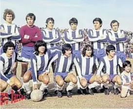  ?? (ARCHIVO GUSTAVO FARÍAS) ?? Equipazo. El Talleres del ‘76 tenía grandes jugadores que marcaron una época en el fútbol argentino.