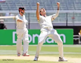  ??  ?? James Pattinson