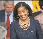  ?? J. Scott Applewhite / Associated Press ?? Former high school teacher, U.S. Rep. Jahana Hayes, D-Conn., has landed a seat on the House Education and Labor Committee.