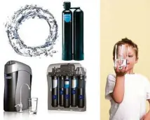  ??  ?? Kinetico whole-house water filters and drinking water system are engineered to solve virtually any water problems.