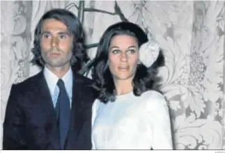  ?? GTRES ?? Raphael y Natalia Figueroa se casaron en Venecia el 14 de julio de 1972.