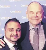  ?? COURTESY OF DON TAPSCOTT ?? Ritesh Kotak, left, Research and Innovation Strategist, Toronto Police Service; and Don Tapscott, CEO, The Tapscott Group.