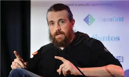  ??  ?? Atlassian chief executive Mike Cannon-Brookes says Australia needs to adapt to the reality of tariffs on carbon. Photograph: Mick Tsikas/ AAP
