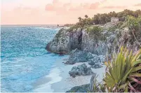  ?? ELOJOTORPE GETTY IMAGES ?? Before you book a trip — say, to Tulum in Mexico’s Riviera Maya — follow five expert tips to save money.