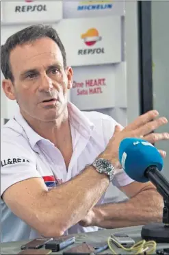  ??  ?? AL MANDO. Alberto Puig es el jefe de equipo del Repsol Honda.